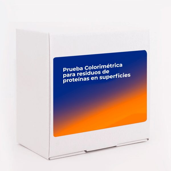 Prueba Colorimétrica para residuos de proteínas en superficies